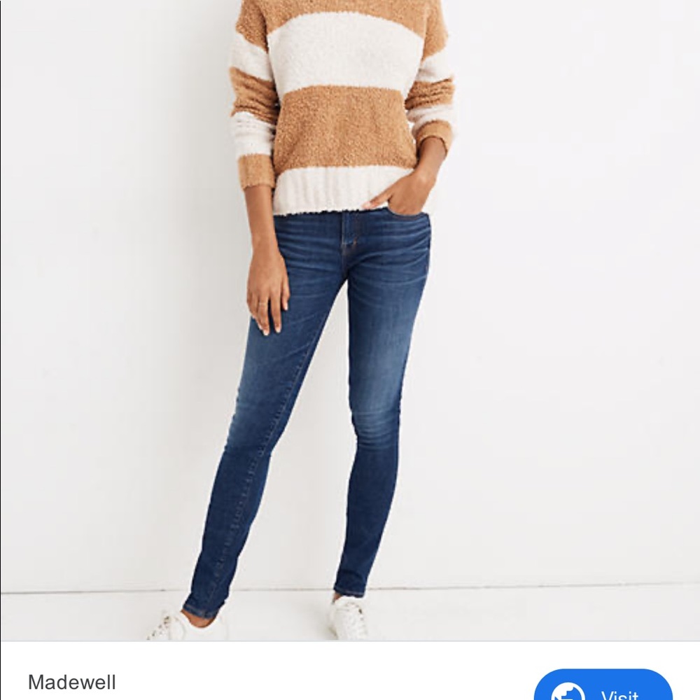 Madewell Teddy Sweater Camel-size medium $110 new